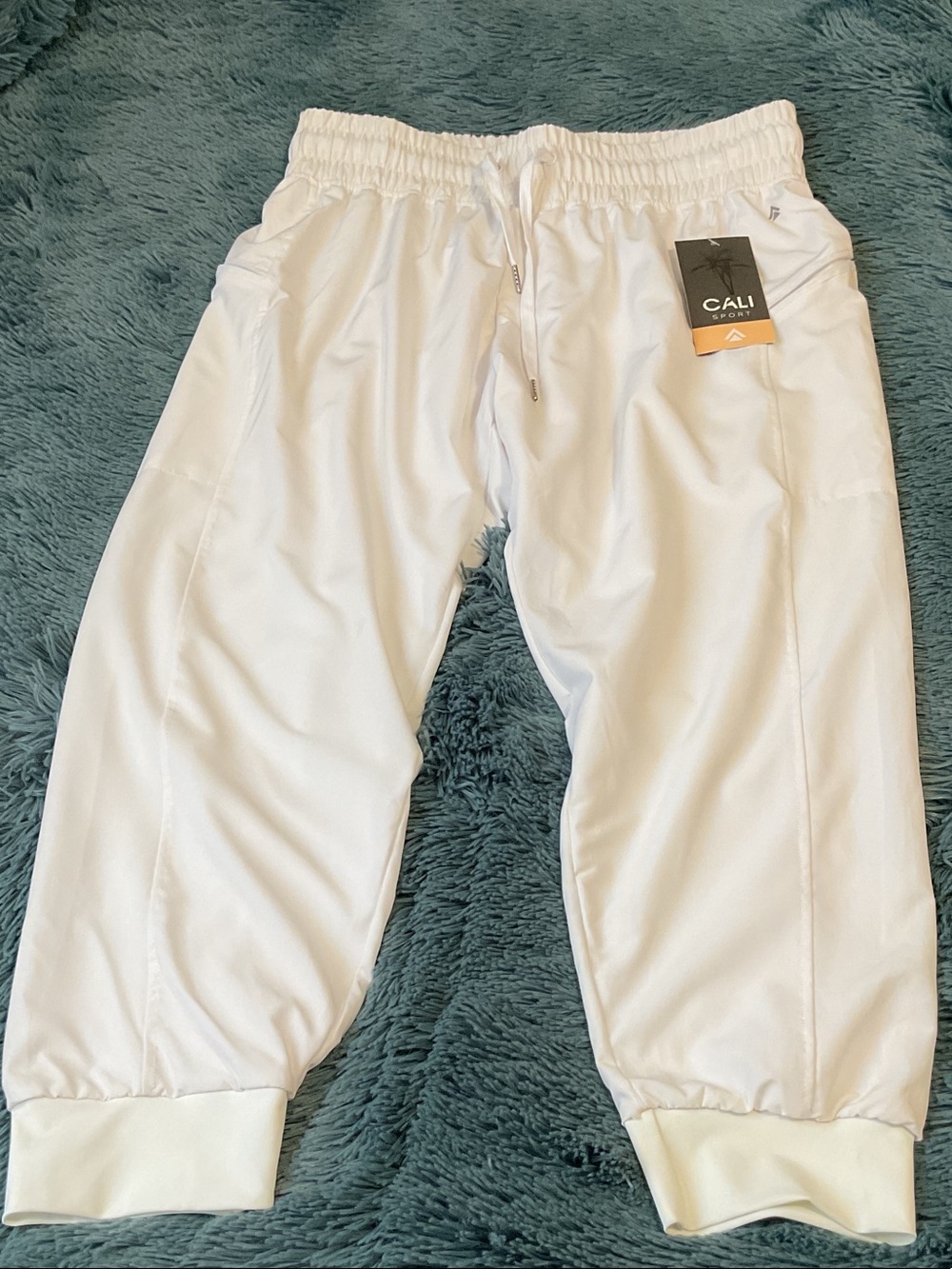 CALI Sport Women's White Jogger Pants